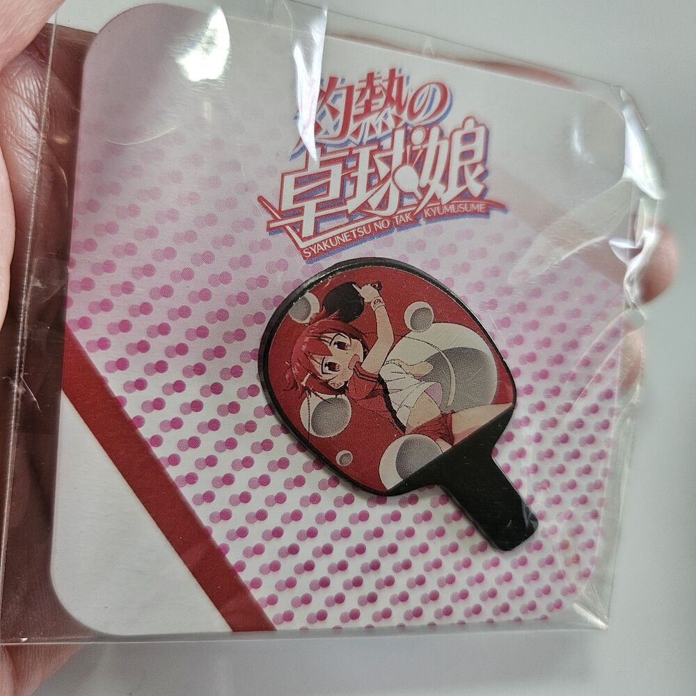 Tennis Girl Loot Crate LootAnime Lapel Pin 2020 Scorching Ping Pong Paddle